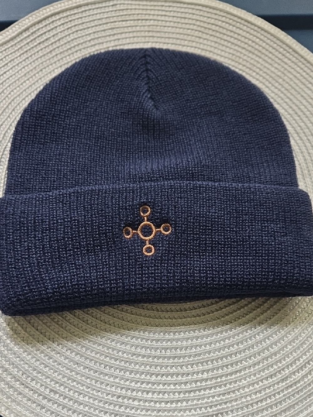 Tommie Copper Navy Blue Knit Beanie - NWT.    (BIN 007)